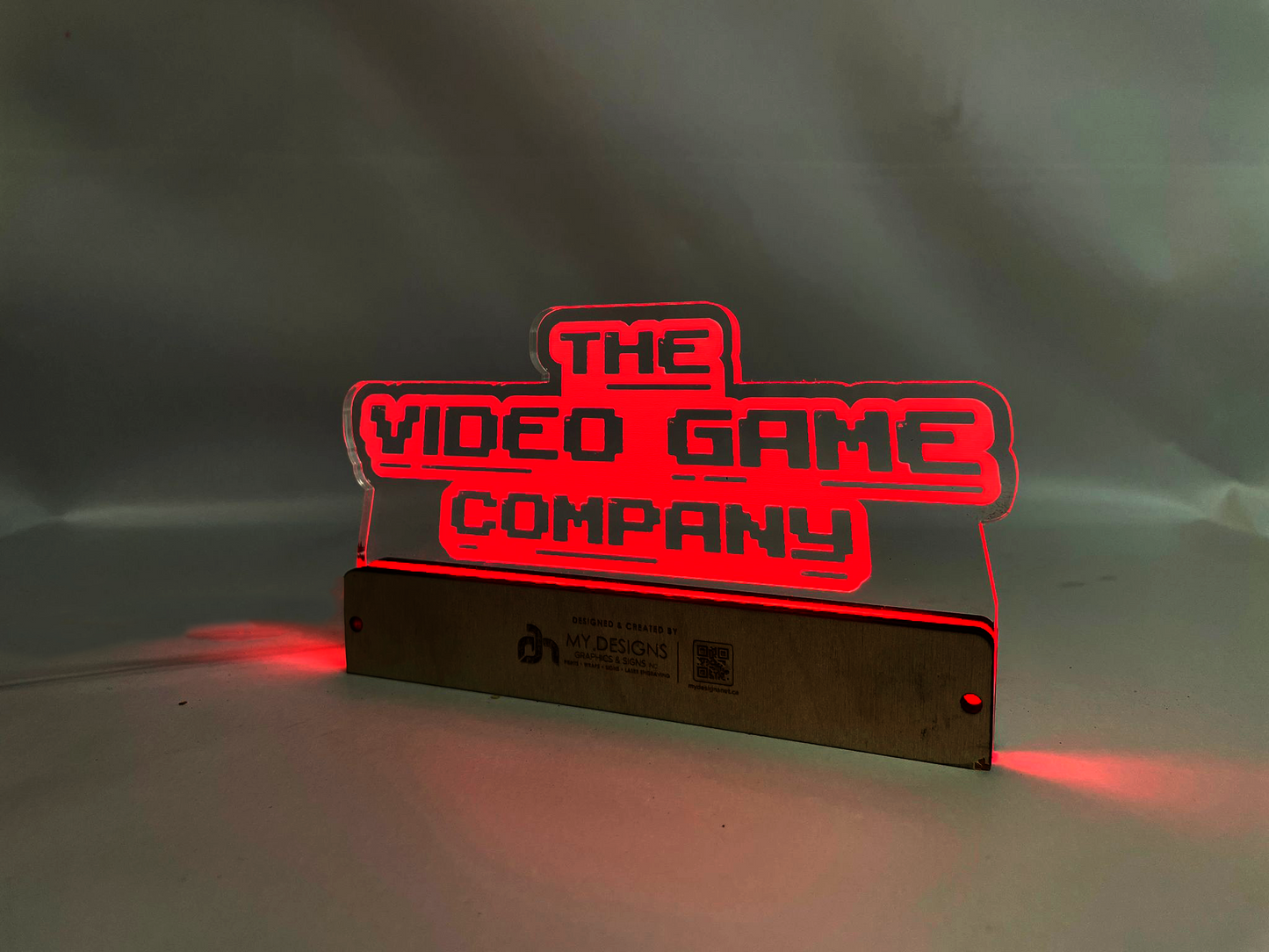 LED Acrylic Engraved Signs