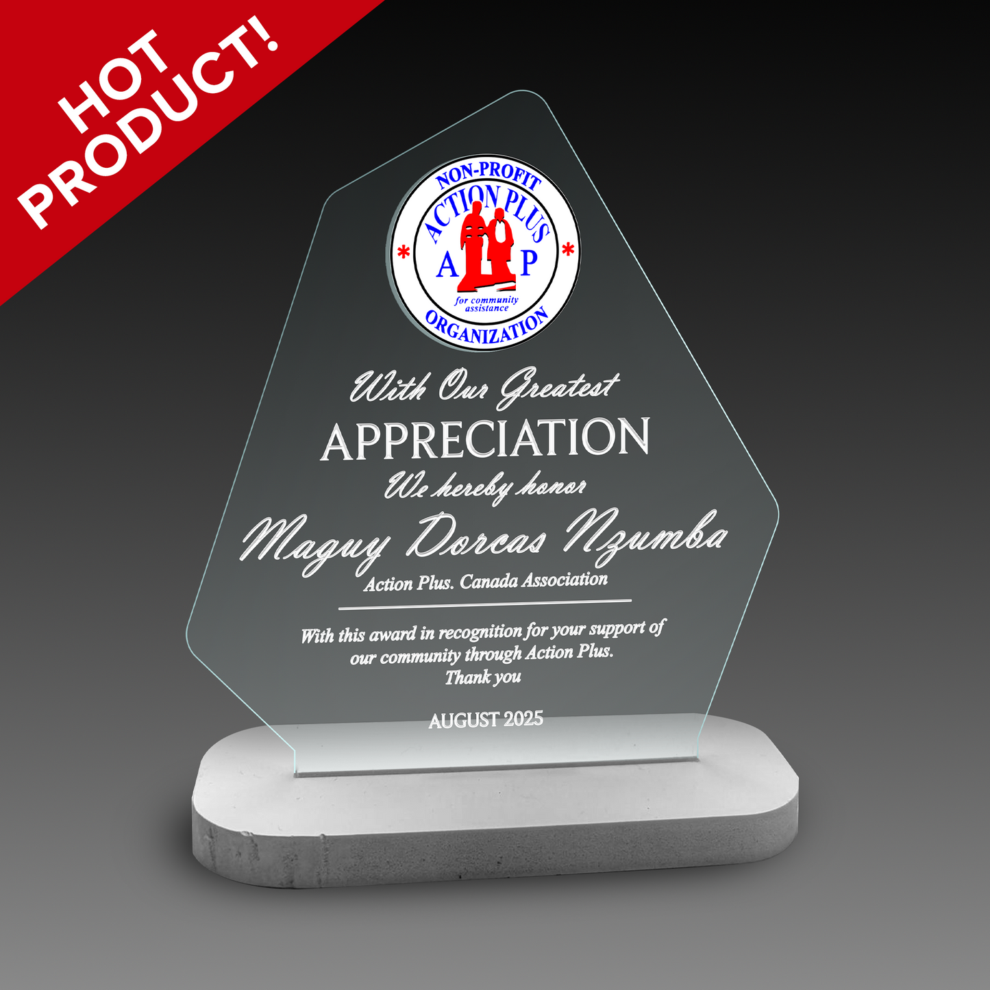 Customized Acrylic Trophy