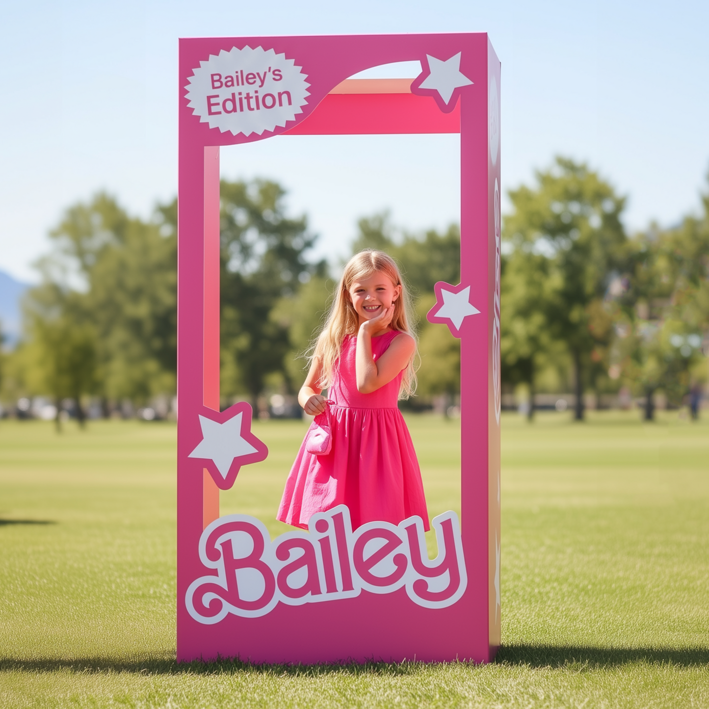 Barbie Box Style Photo Booth Rental for Birthdays & Special Events