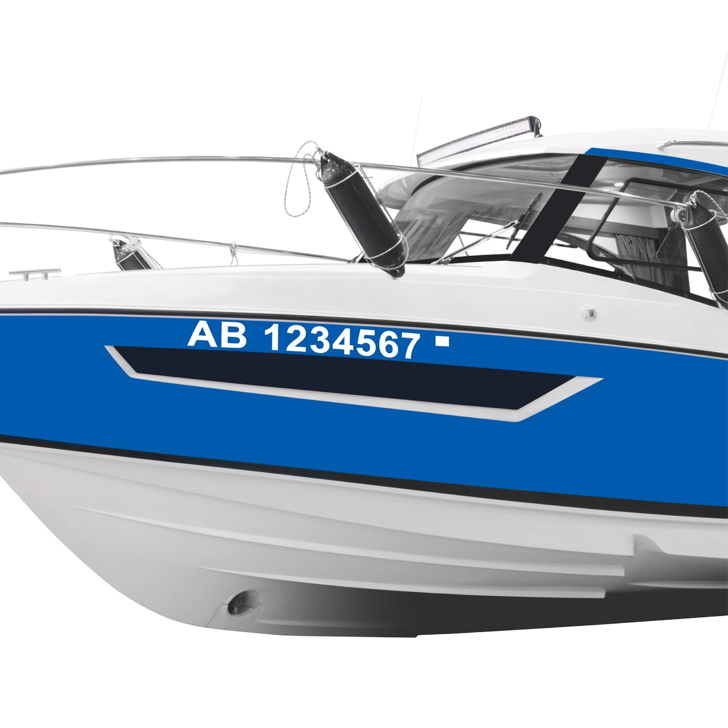 Boat License Decal