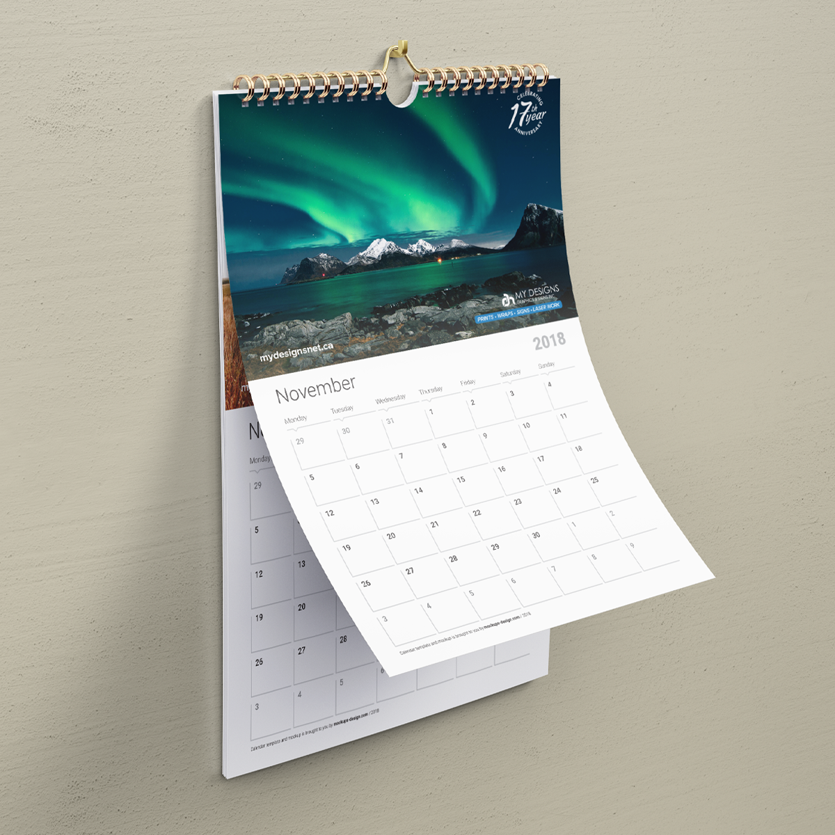 Image 4 for Full Page Blank Calendar Template