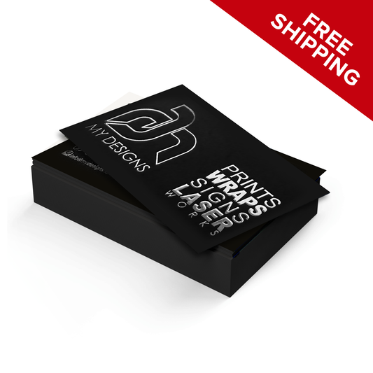 Silver Foil (Raised) Business Cards