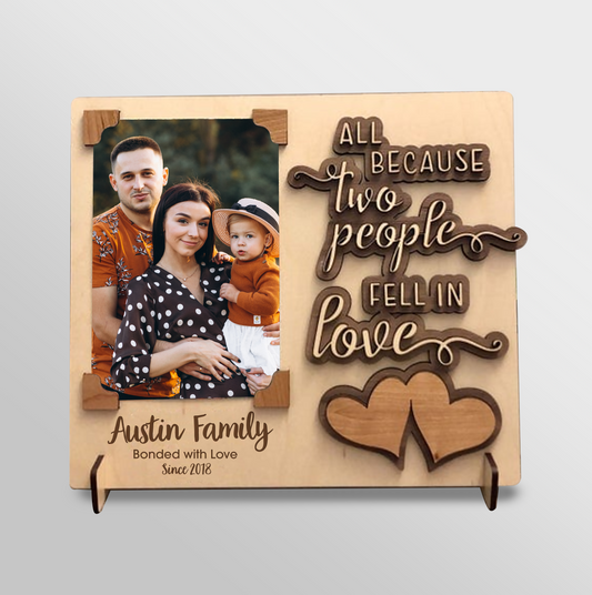 Personalised Desk Photo Frame