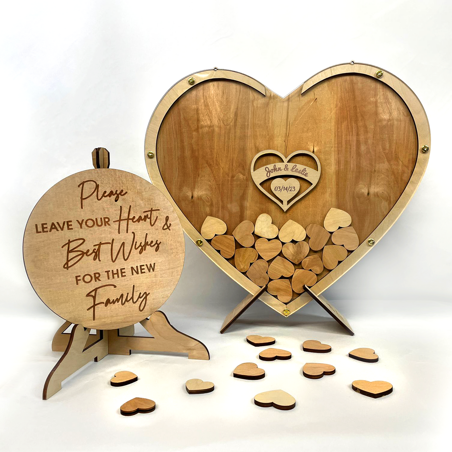 Wedding Reception Heart Guest Book