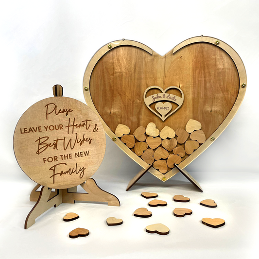 Wedding Reception Heart Guest Book