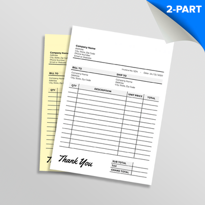 2-Part NCR Books