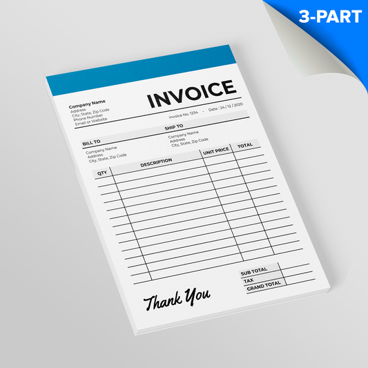 3-Part NCR Books