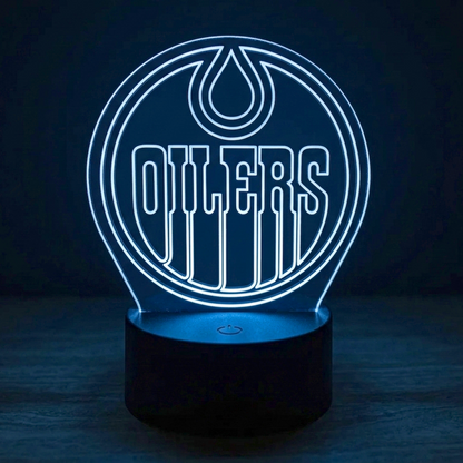Acrylic LED Engraved Desk Lamp Base