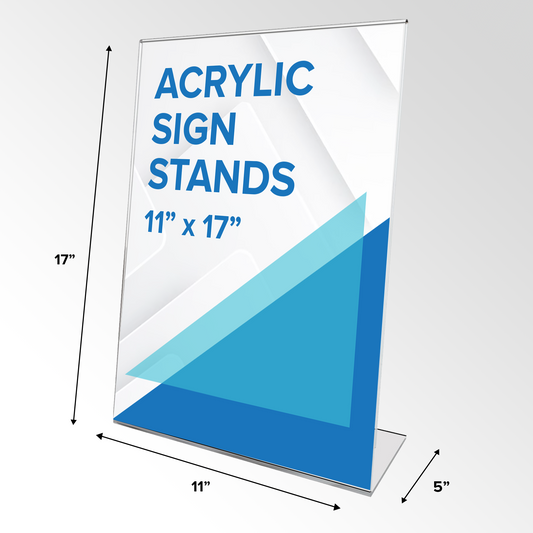 Acrylic Display Stand 11" x 17"