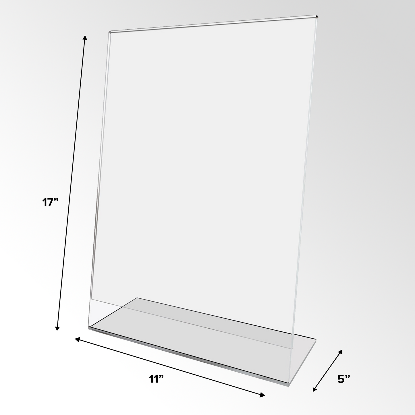 Acrylic Display Stand 11" x 17"