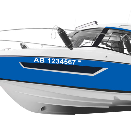Boat License Decal
