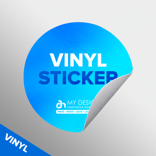 Vinyl Circle Stickers - 2"x 2"