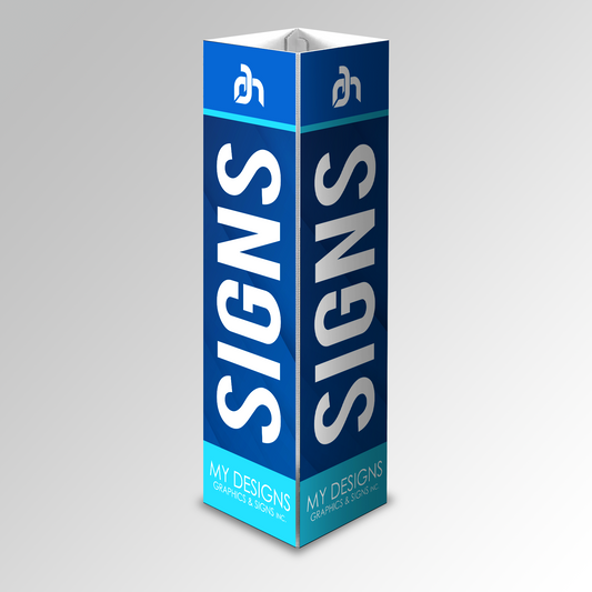 Coroplast Pillar Signs