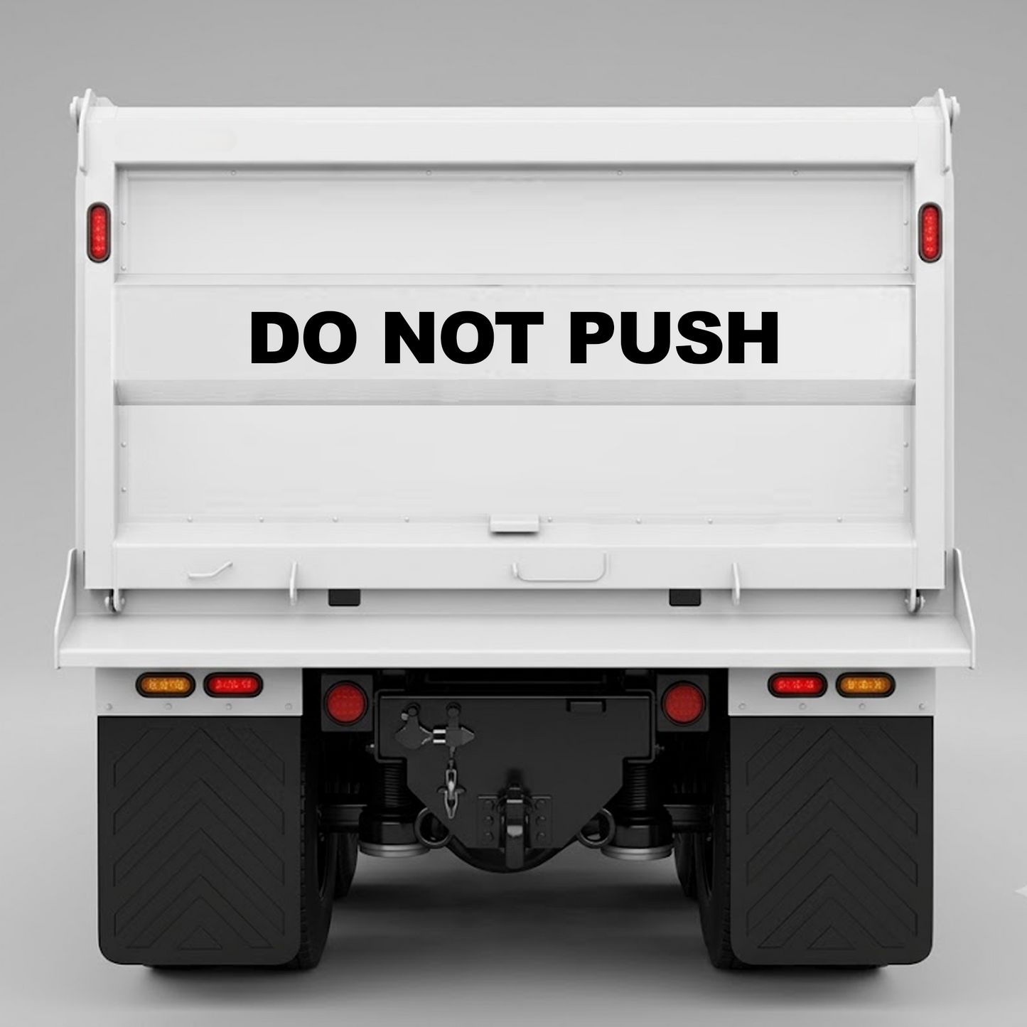 "DO NOT PUSH" - Truck Decals