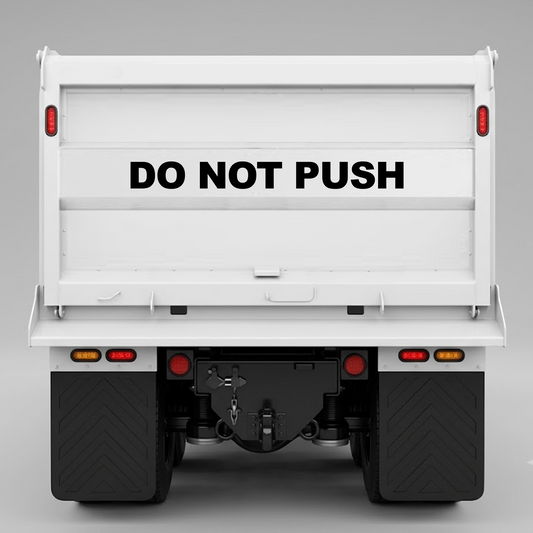 "DO NOT PUSH" - Truck Decals