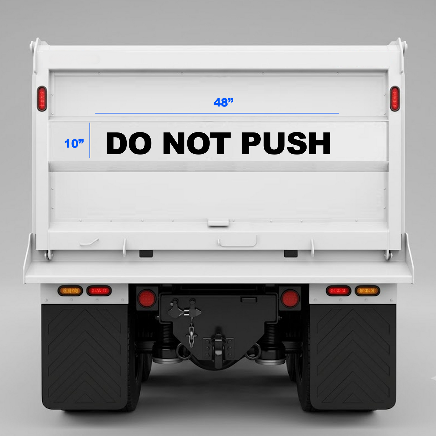 "DO NOT PUSH" - Truck Decals