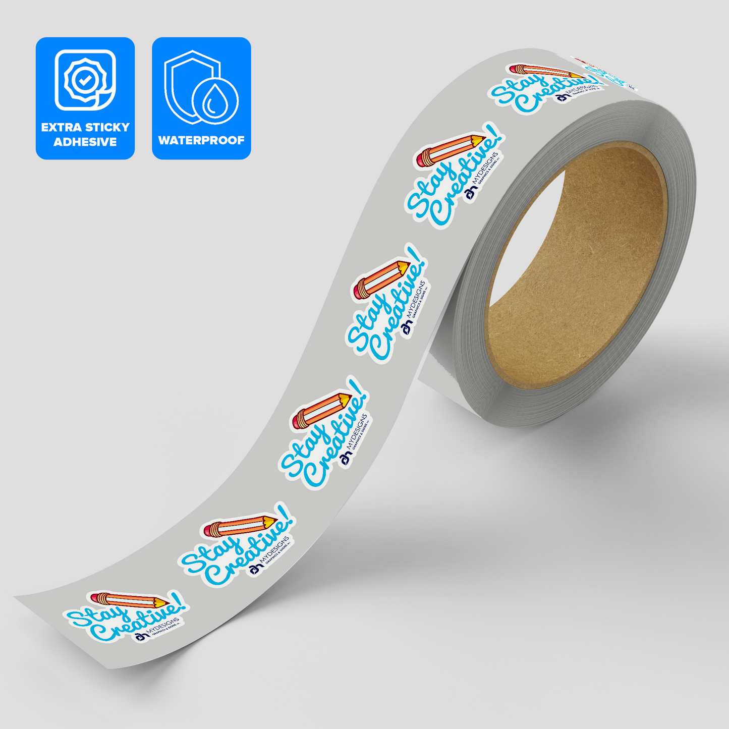 Vinyl Cut-to-Shape Stickers (Die Cut)