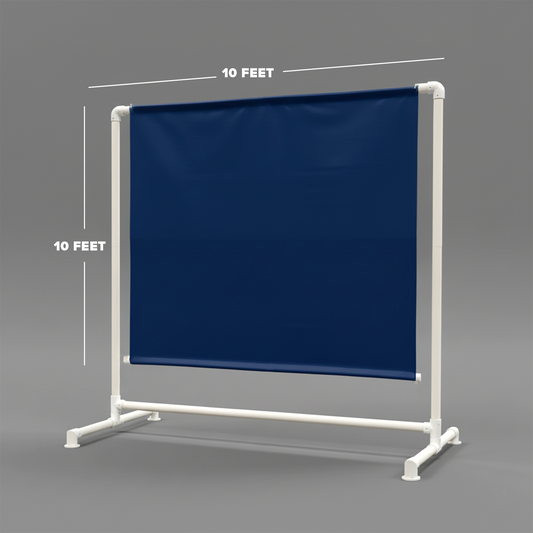 10ft x 10ft Backdrop with PVC Stand