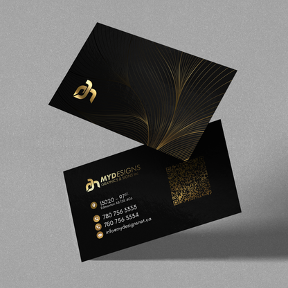 Gold Foil (Raised) Business Cards