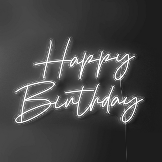 Happy Birthday Neon LED Sign