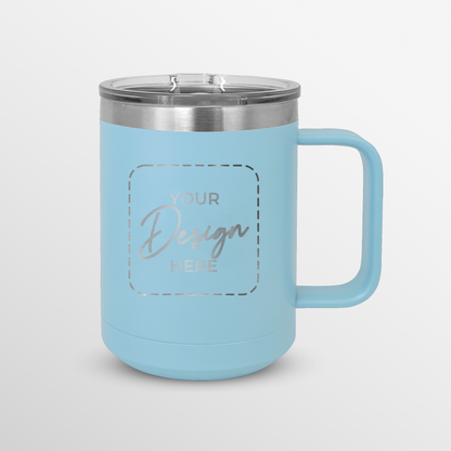 15oz. Stainless Steel Coffee Mug