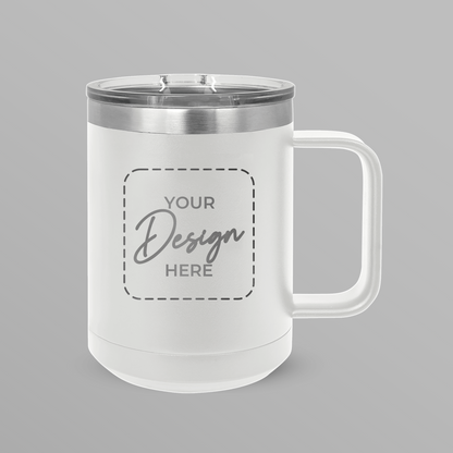 15oz. Stainless Steel Coffee Mug