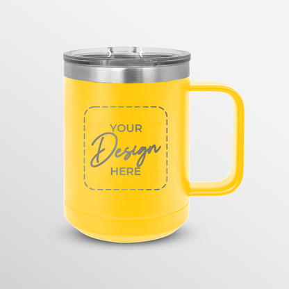 15oz. Stainless Steel Coffee Mug