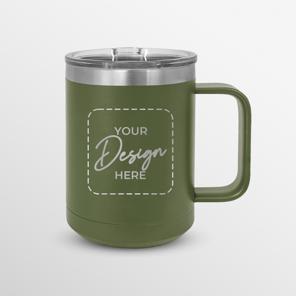 15oz. Stainless Steel Coffee Mug