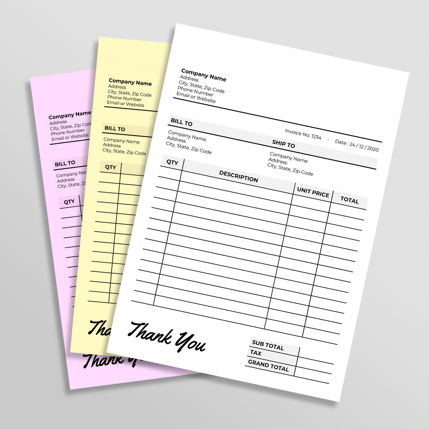Carbonless NCR Forms
