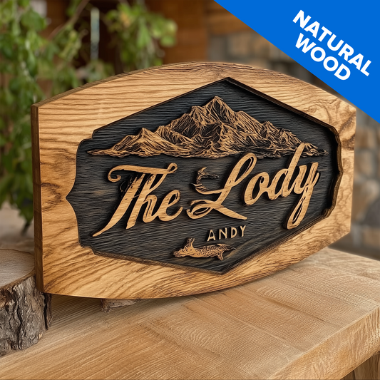 Custom Natural Wood CNC Embossing