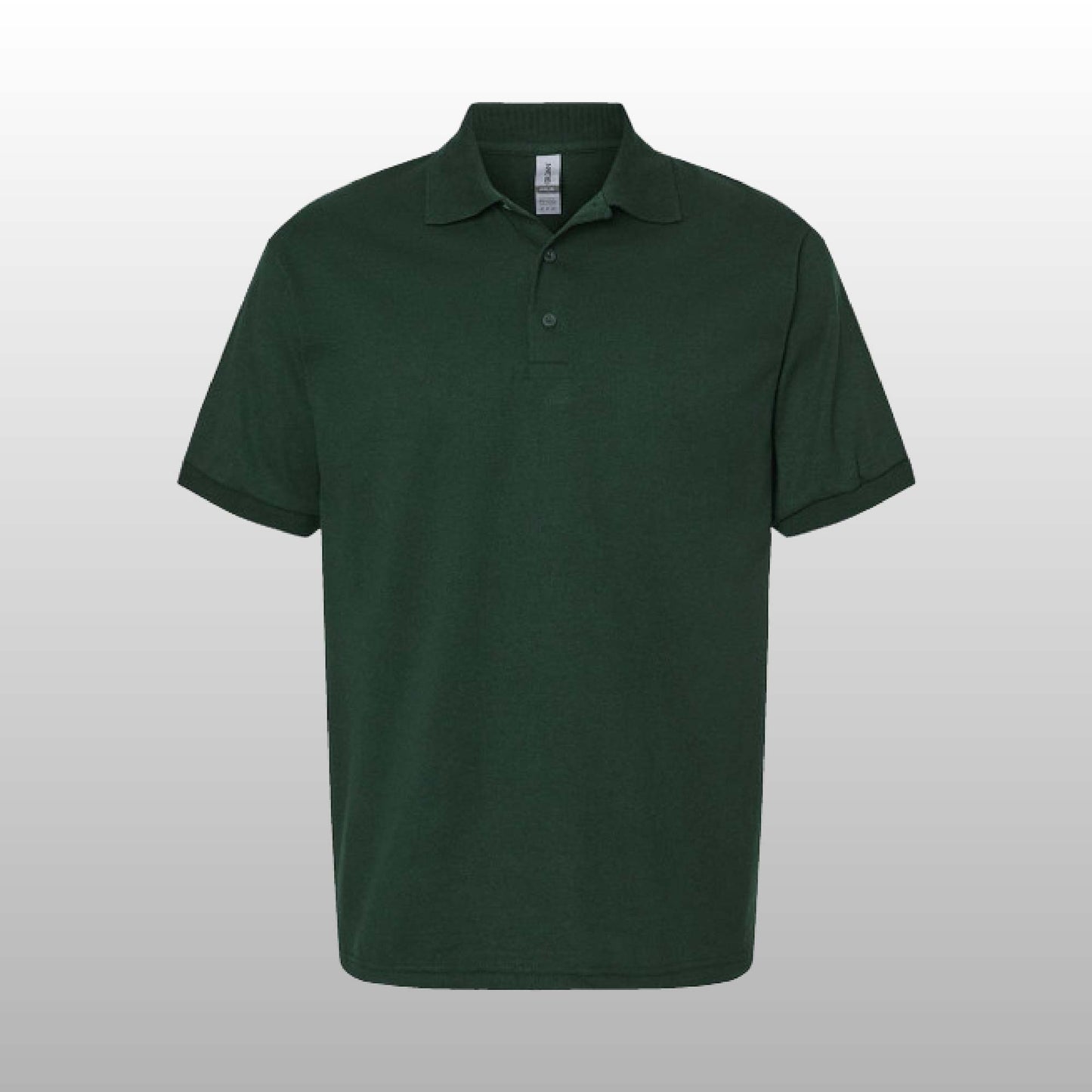 Polo Style Shirts - Gildan (Dark Green)