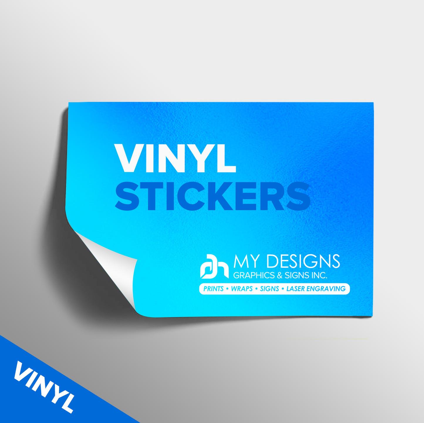 Vinyl Rectangle Stickers - 3"x 2"