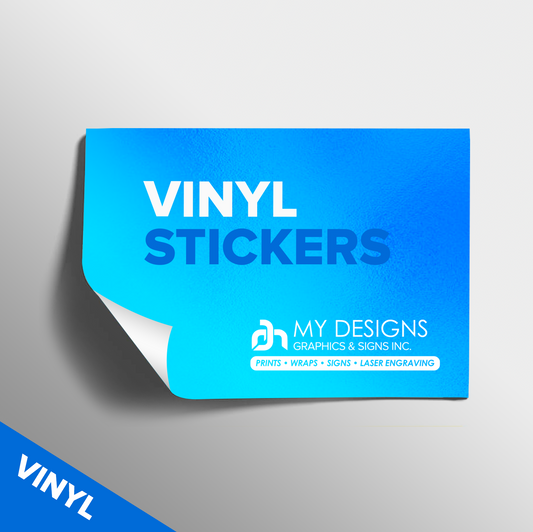 Vinyl Rectangle Stickers - 3"x 2"