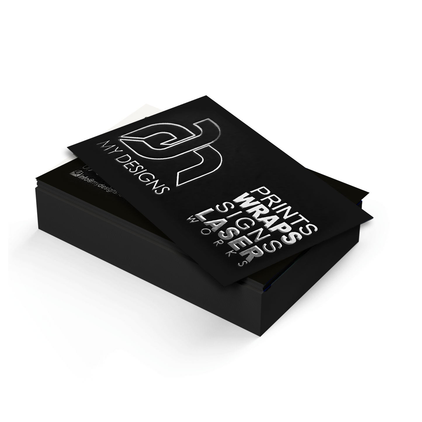 Silver Foil (Raised) Business Cards