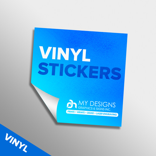 Vinyl Square Stickers 2"x2"