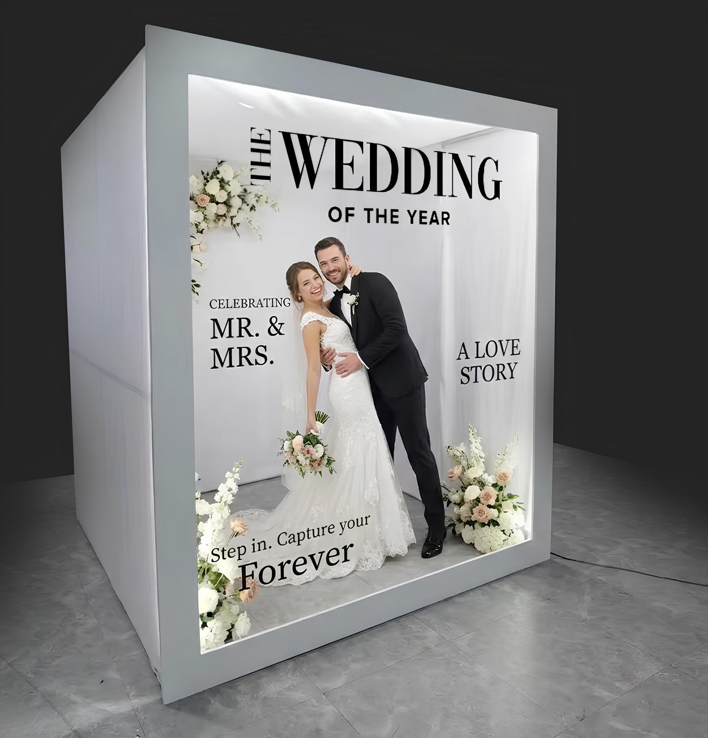 Wedding Magazine Style Photobooth